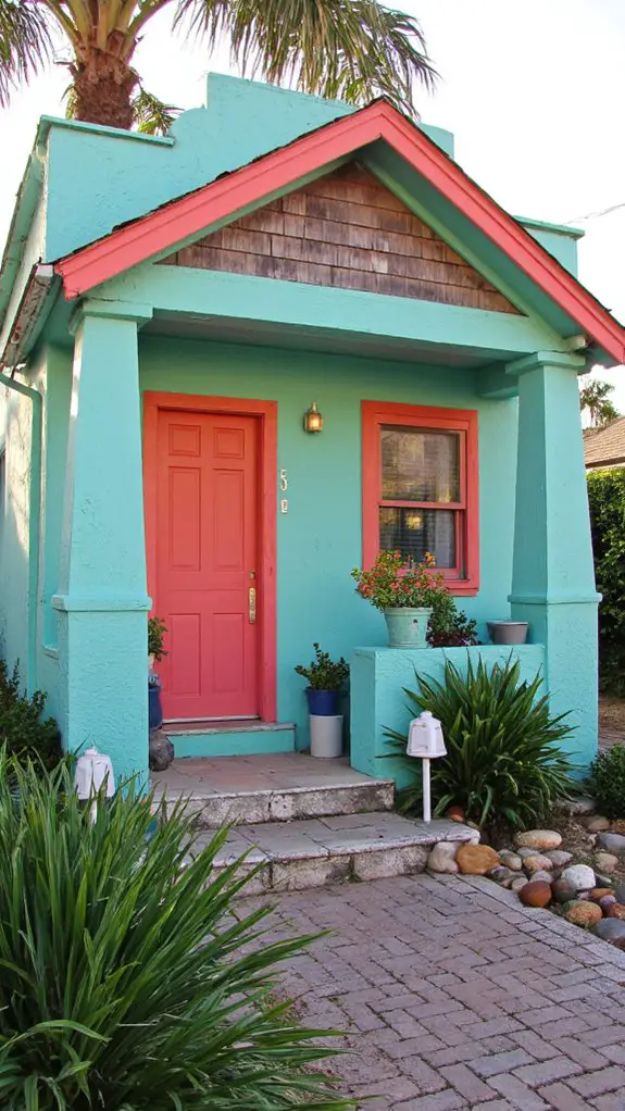 coastal charm with vibrancy