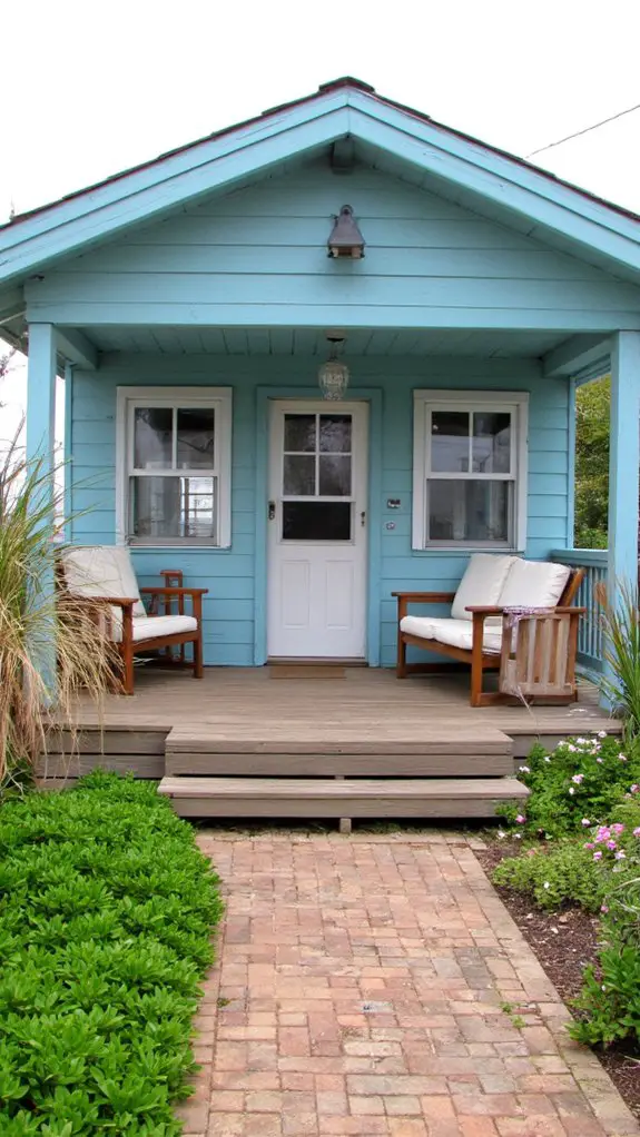 coastal charm with wood