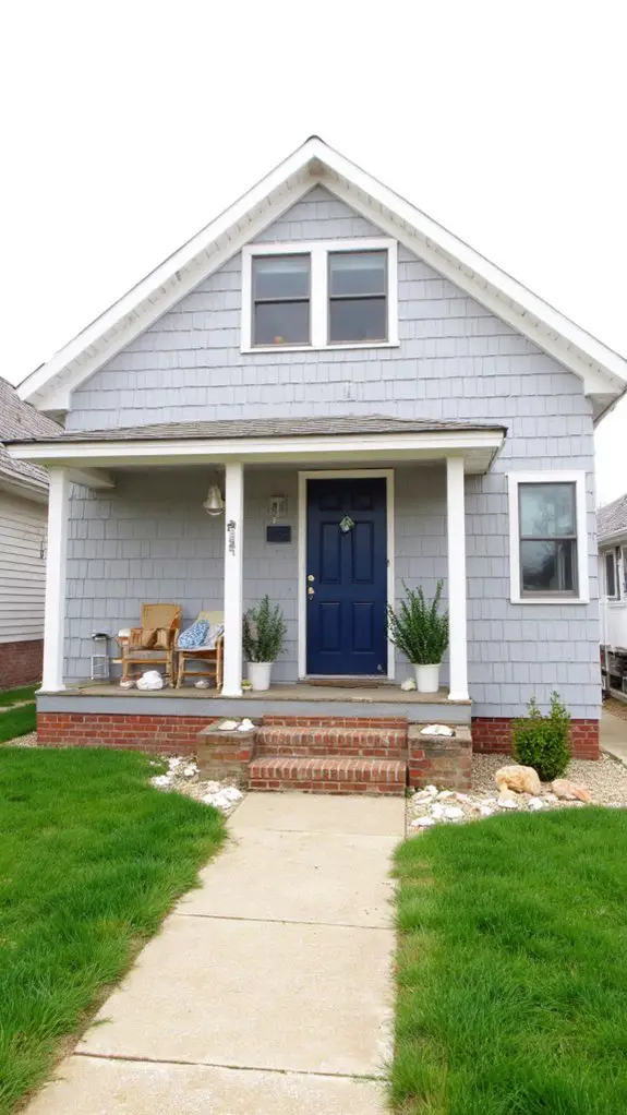 coastal gray and navy