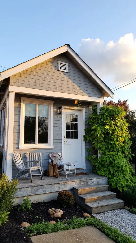 coastal gray and white