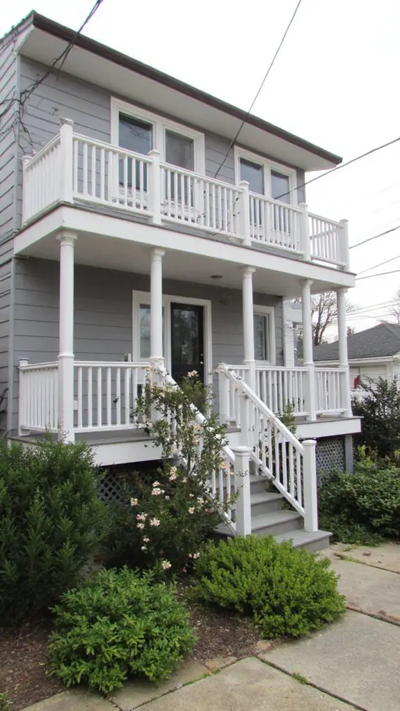 coastal gray and white