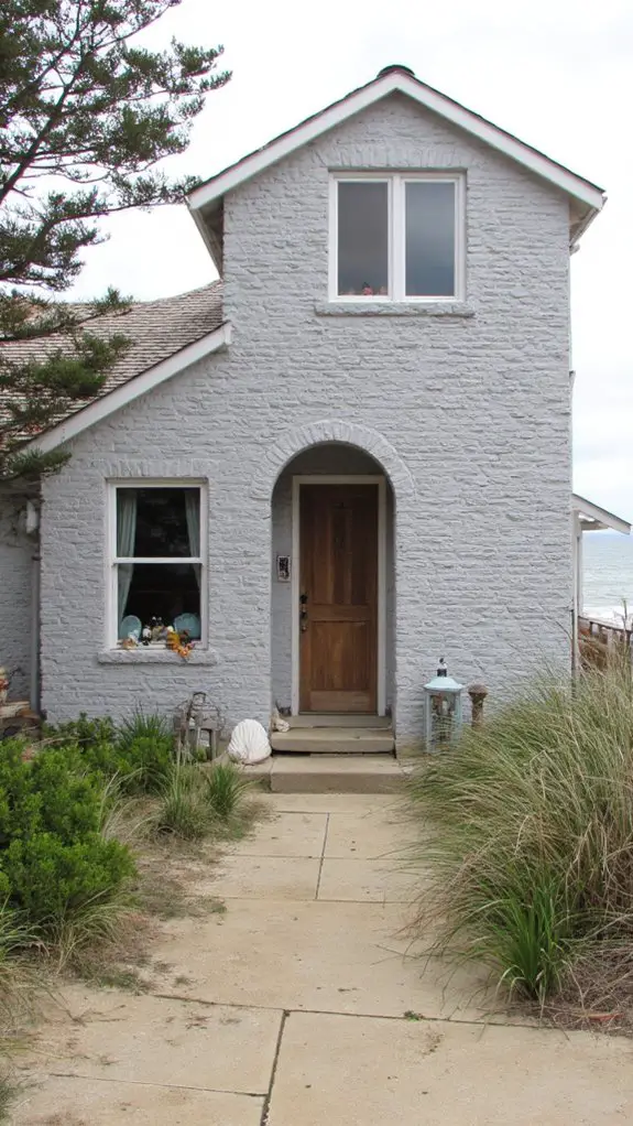 coastal gray brick elegance