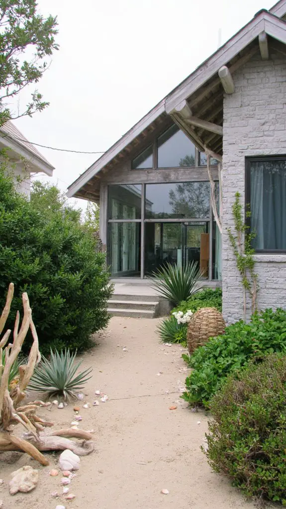 coastal gray glass aesthetics