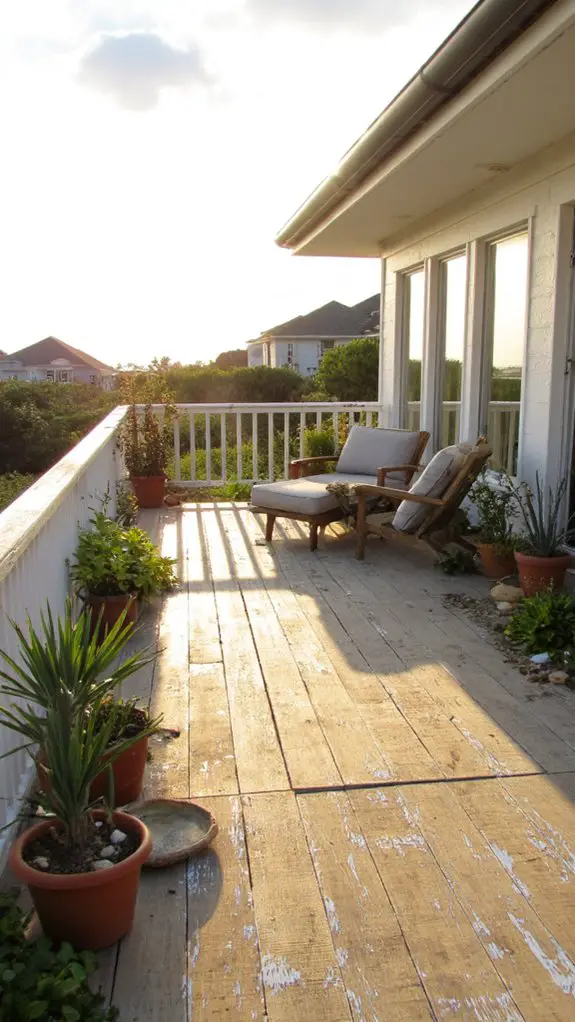coastal paradise open air deck
