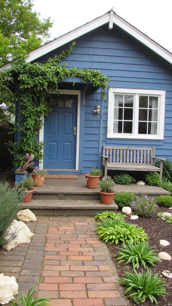 coastal retreat with succulents