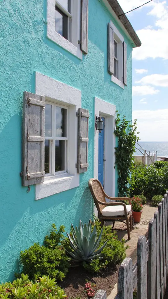 coastal turquoise home charm