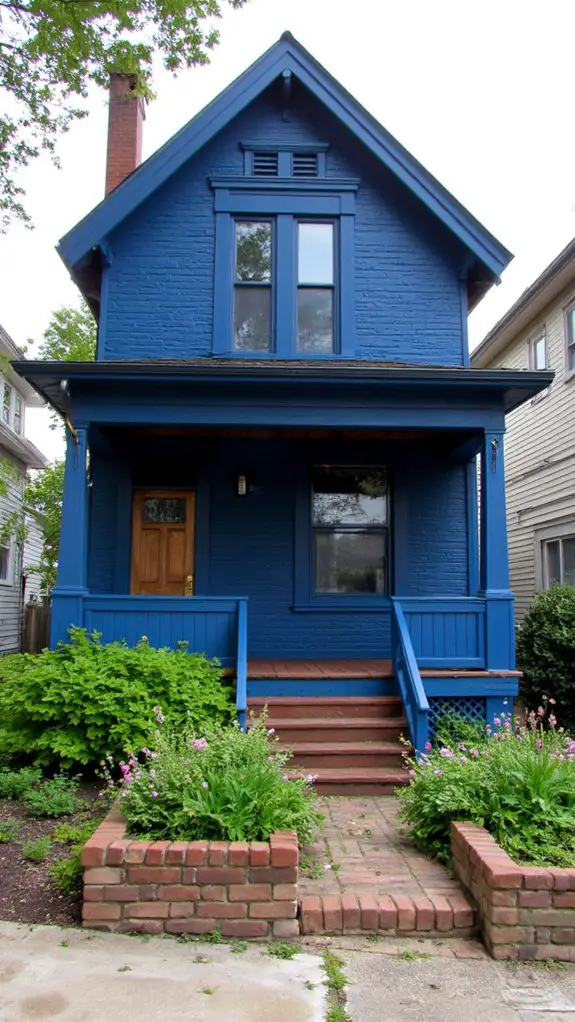 cobalt and brass elegance