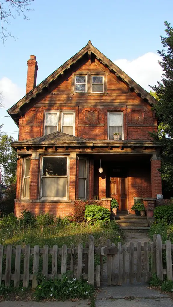 colonial charm in brown