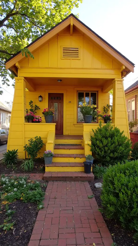 colorful bungalows with charm