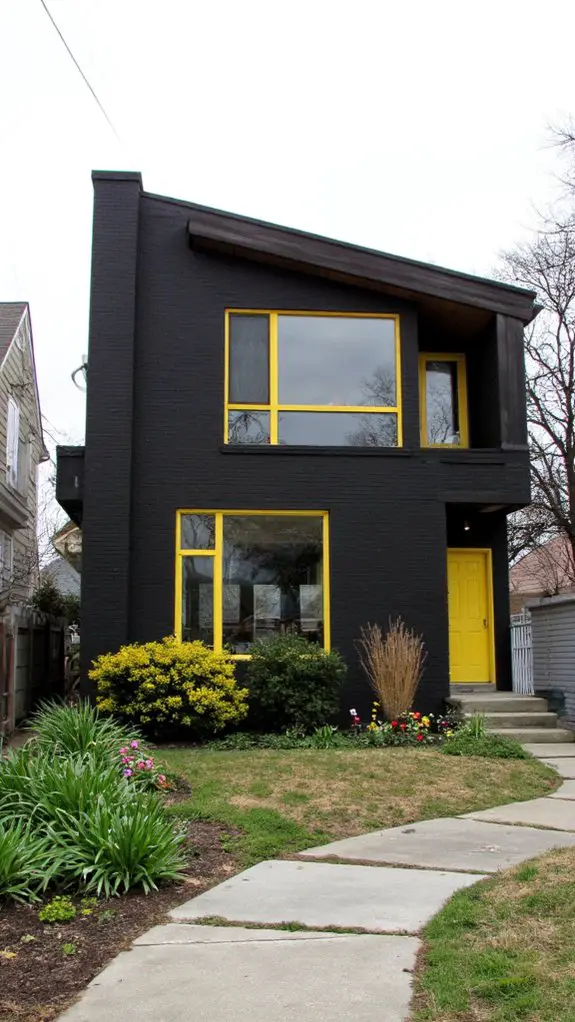 colorful modernist home design