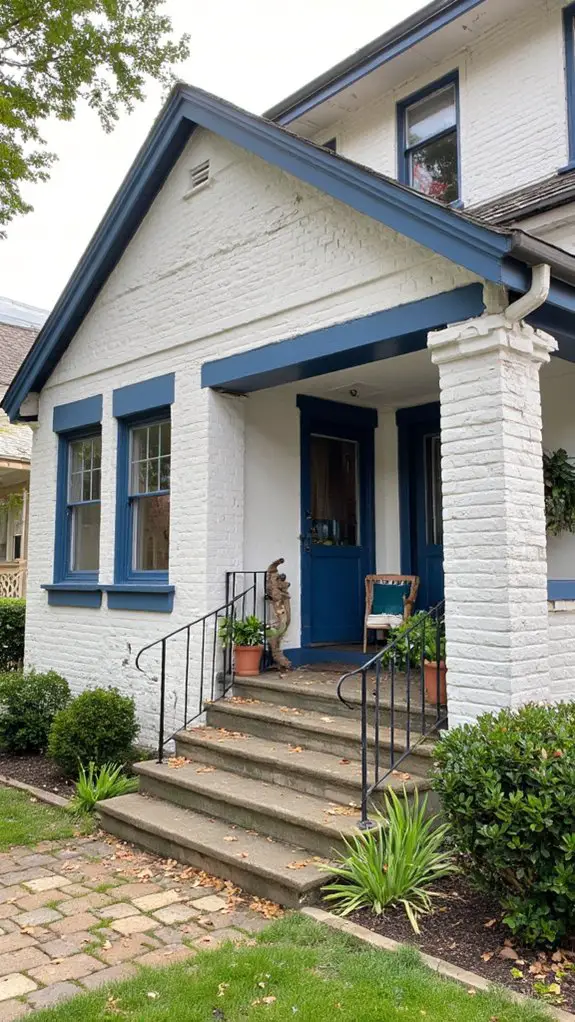 contemporary calming exterior hue