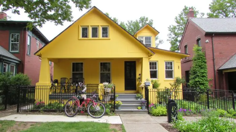 contemporary matte yellow homes