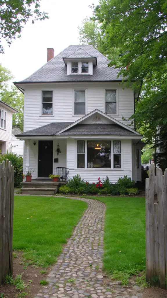 contrasting roofing materials enhance