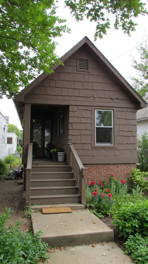 cool ash brown elegance