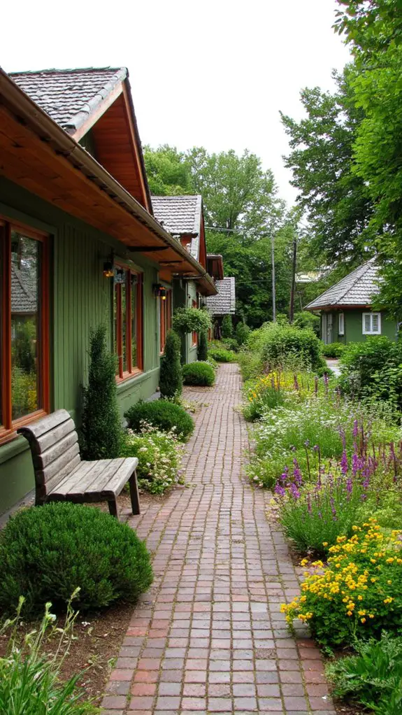 copper accents enhance eco design