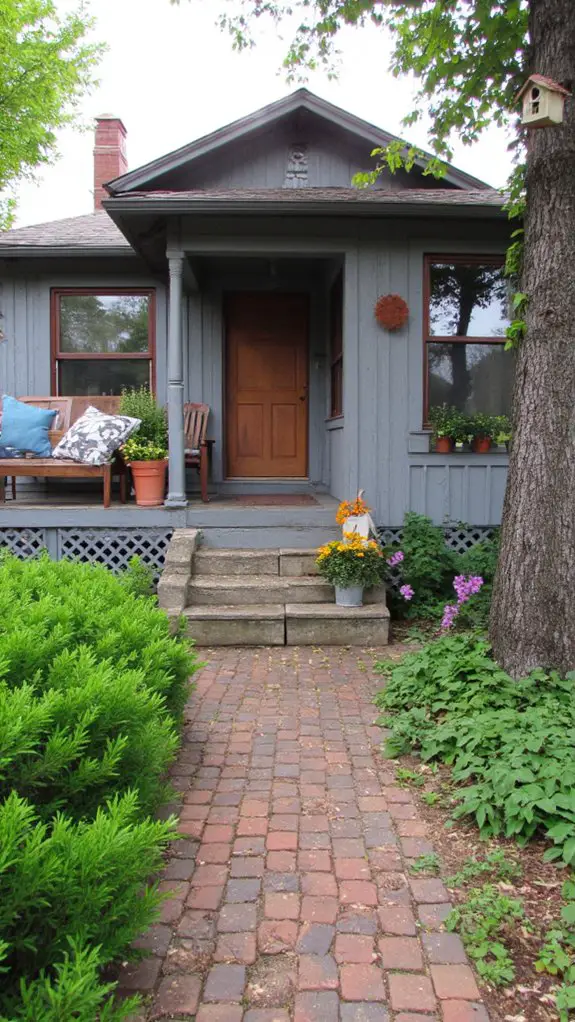 copper finishes enhance gray