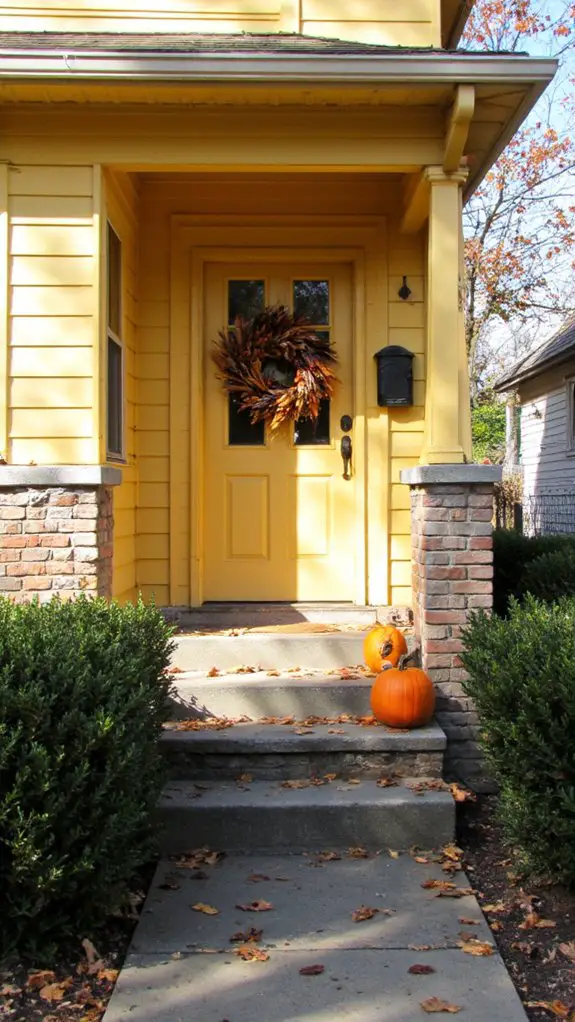 cozy autumn wreath decorations