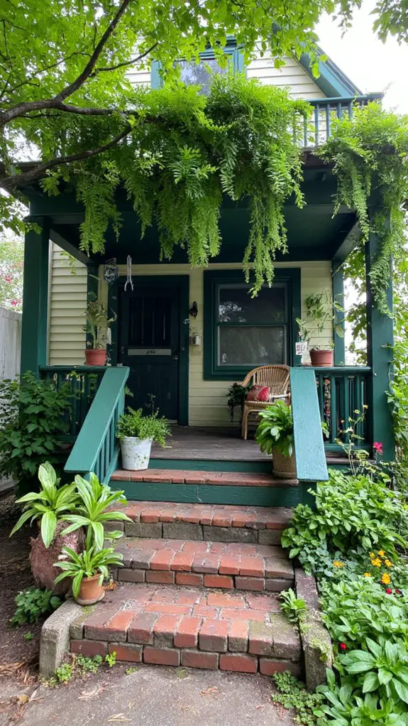 cozy balcony with plants