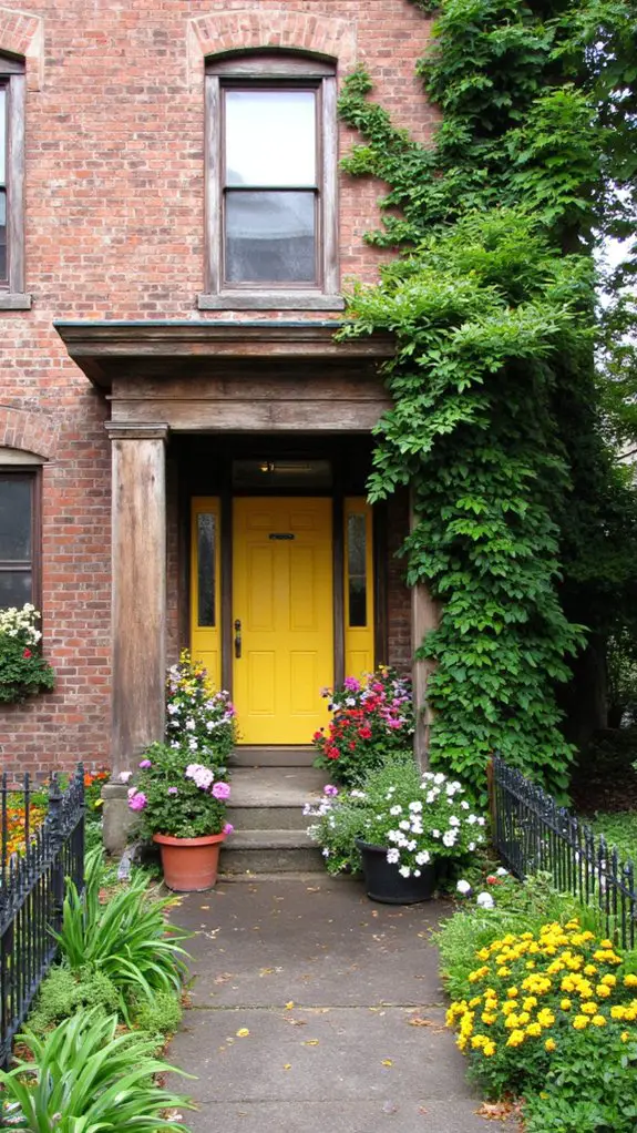 cozy brown brick warmth