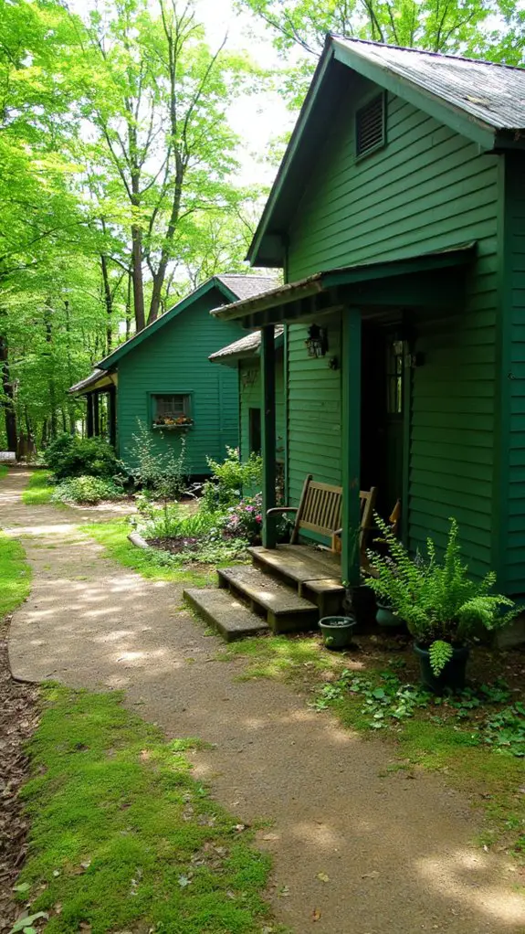 cozy cabin in nature