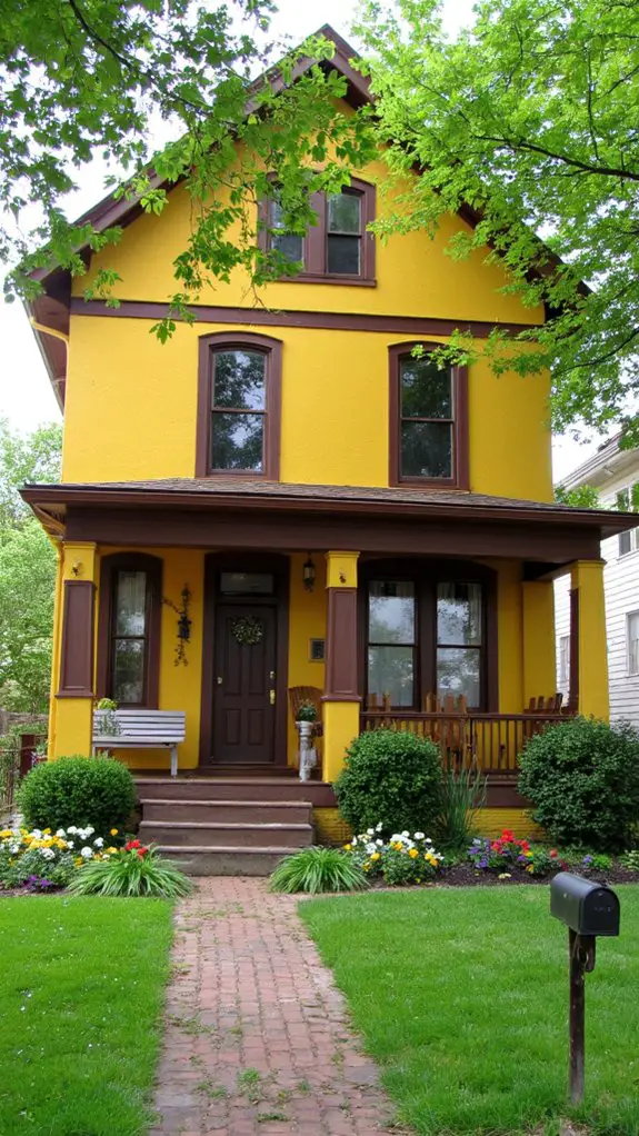 cozy cheerful color combination