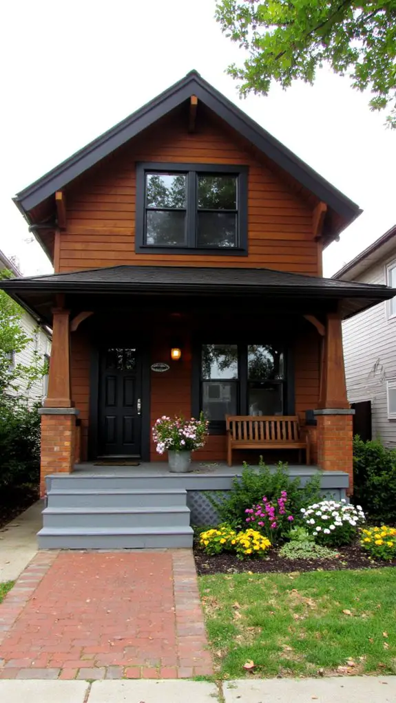 cozy elegance with contrast