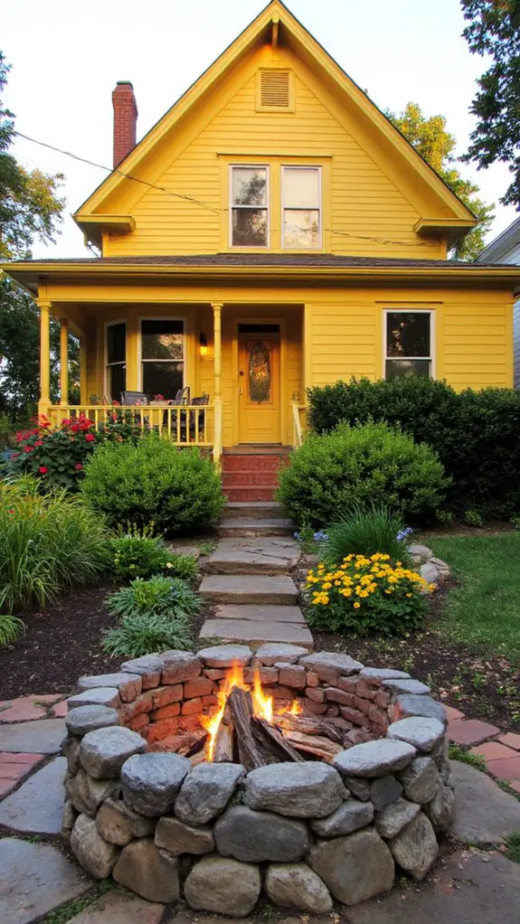 cozy evenings around fire