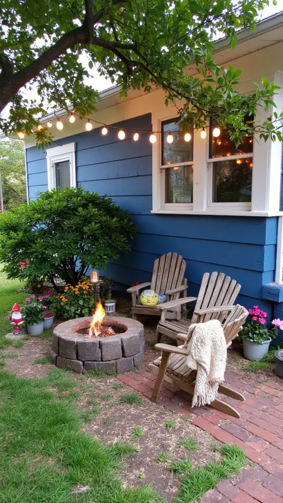 cozy evenings by fire