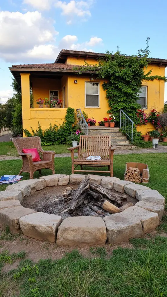 cozy evenings by fire