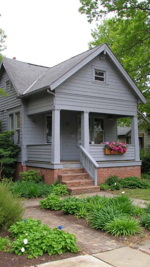 cozy gray bungalow charm