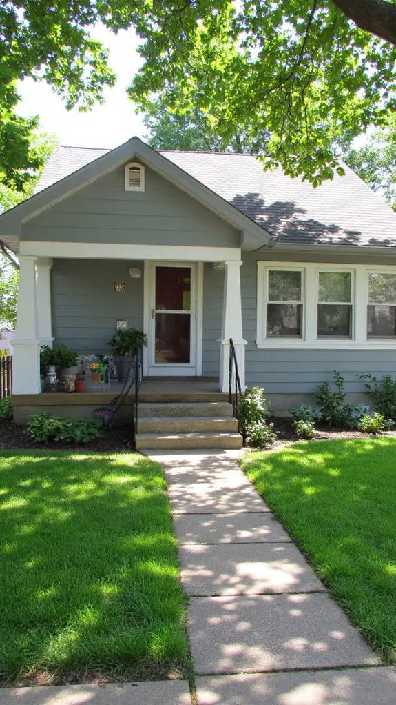 cozy gray ranch home