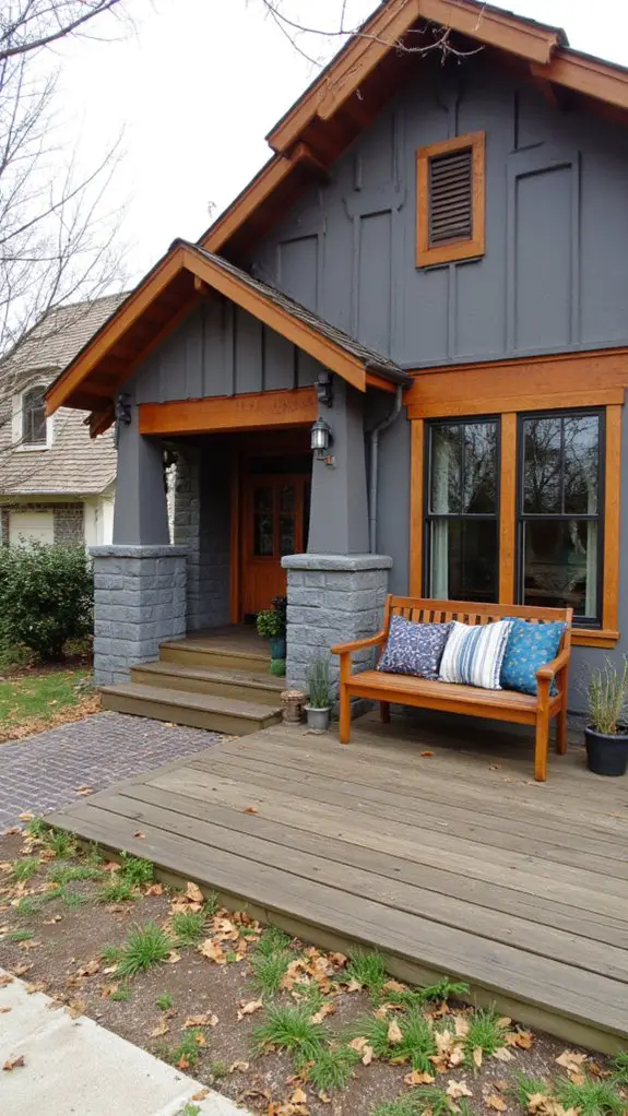 cozy gray retreat oasis