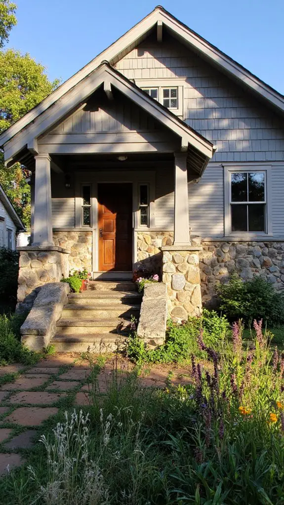 cozy gray wood boulder stone