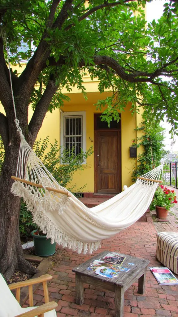 cozy hammock for relaxation