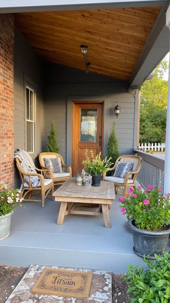 cozy inviting porch atmosphere