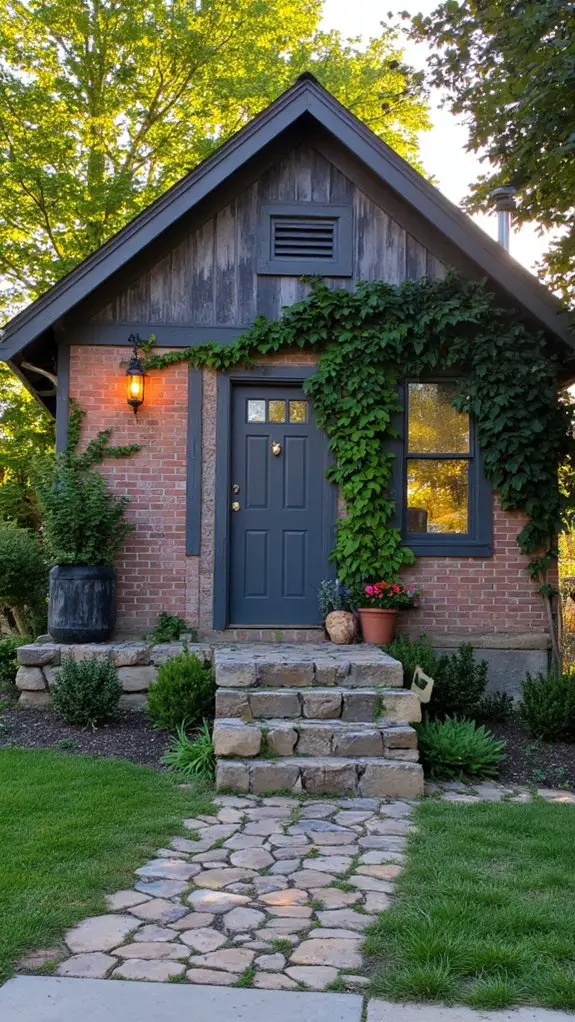 cozy lantern adorned cottage