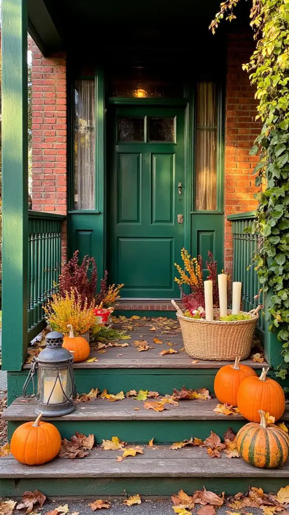 cozy lanterns with candles