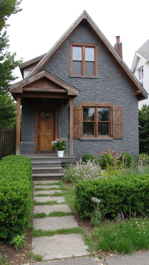 cozy medium gray cottages