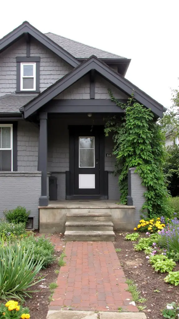 cozy modern aesthetic contrast