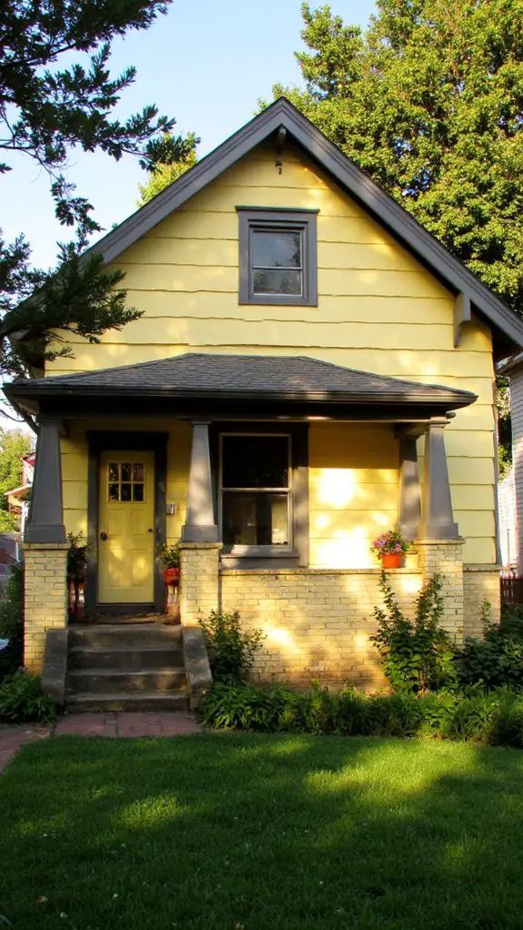 cozy modern color contrast