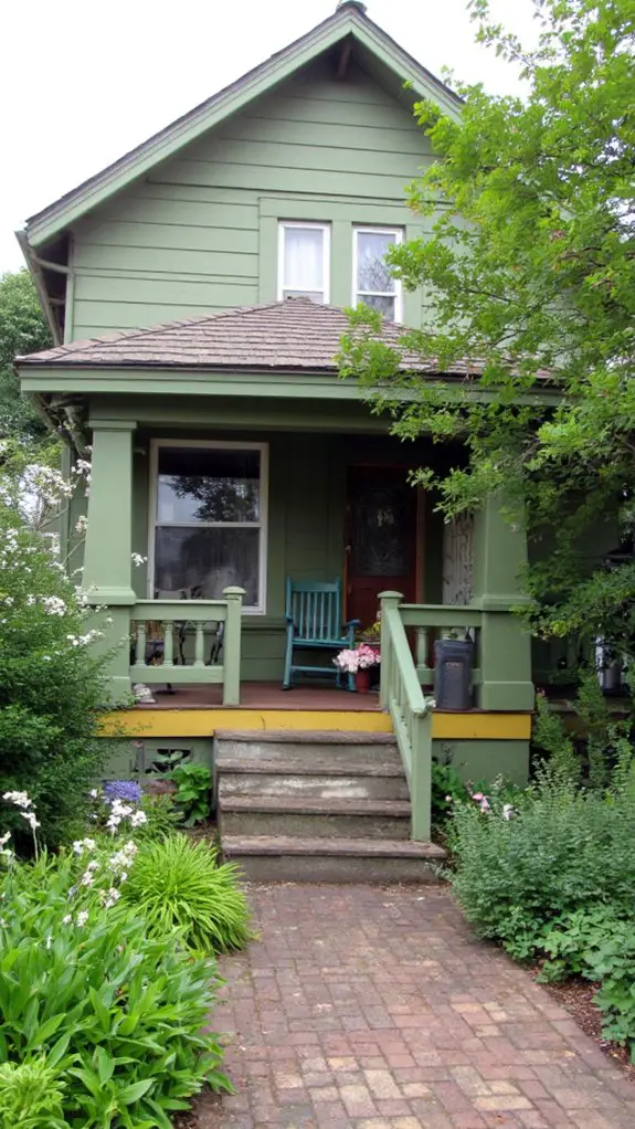 cozy muted mustard retreat