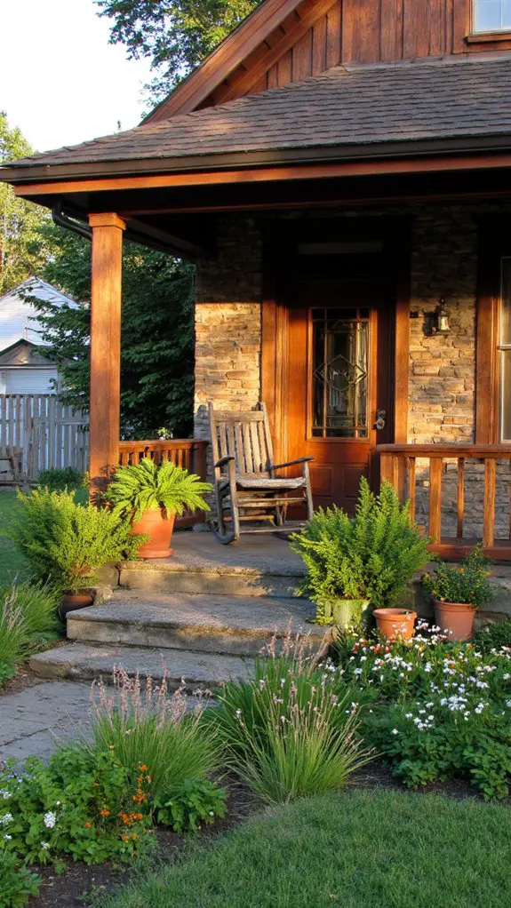 cozy natural exterior appeal