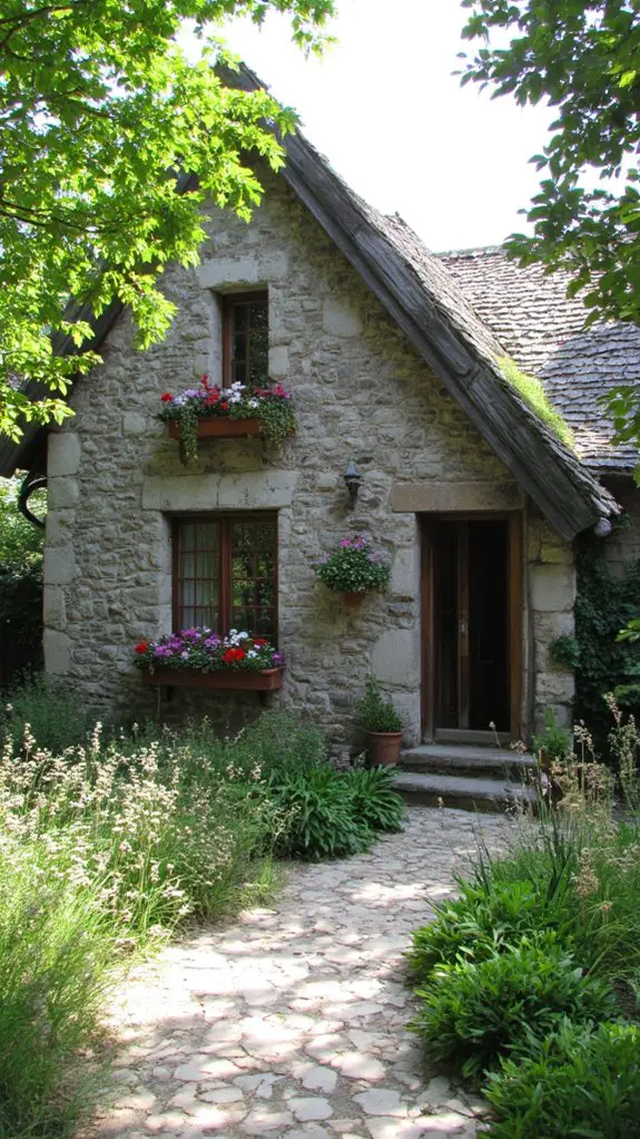 cozy natural stone retreat