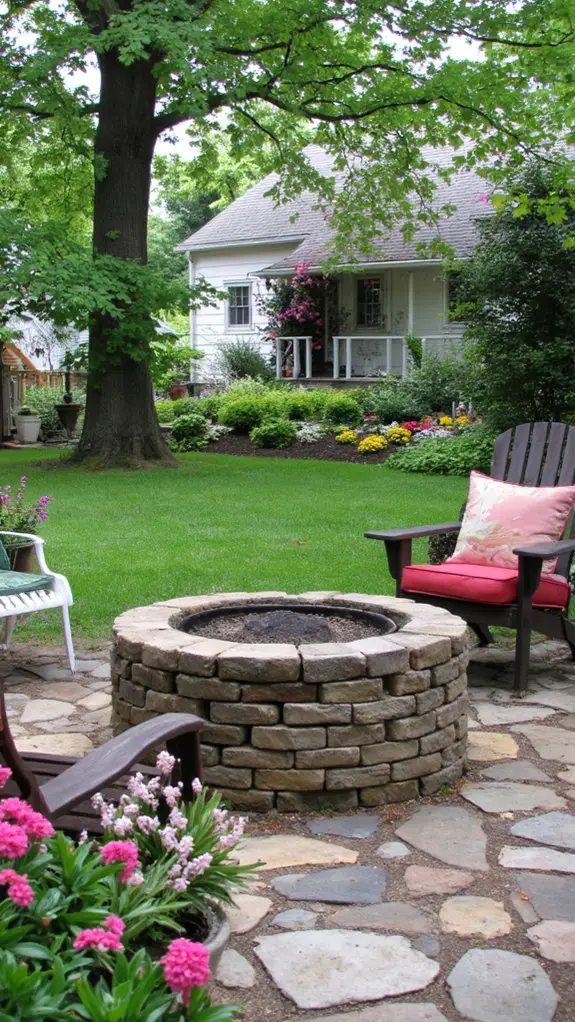 cozy outdoor gathering spot