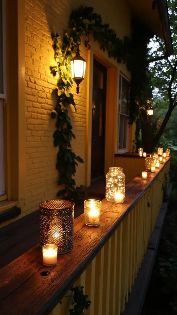 cozy outdoor lighting decor