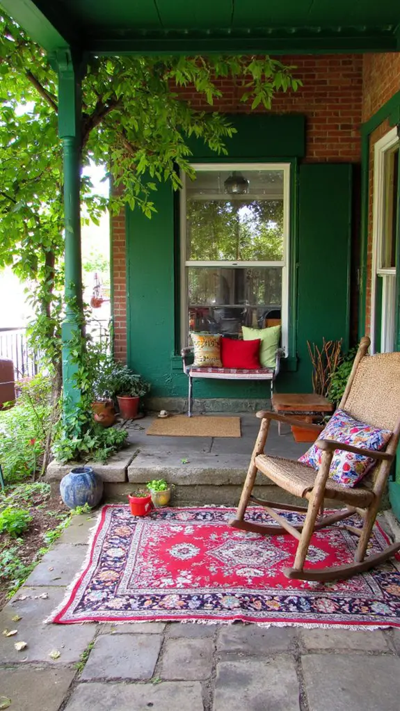 cozy outdoor living space
