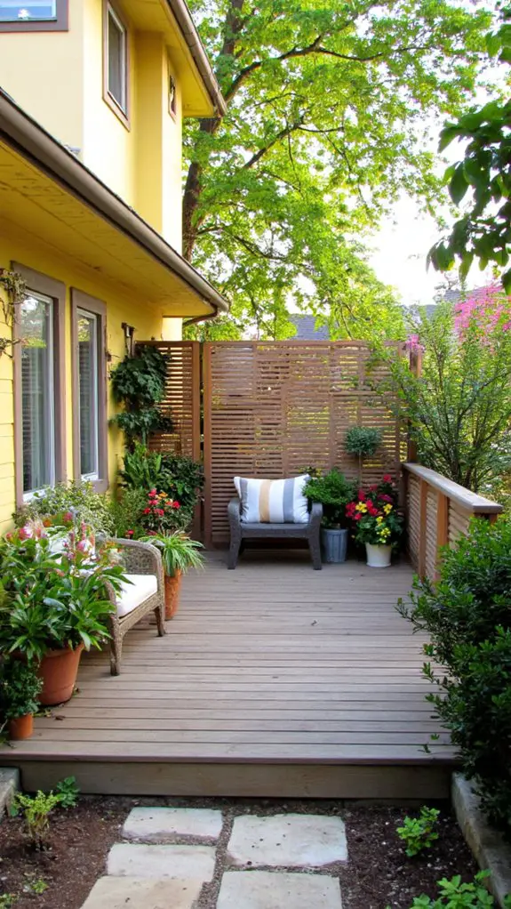 cozy outdoor privacy screens