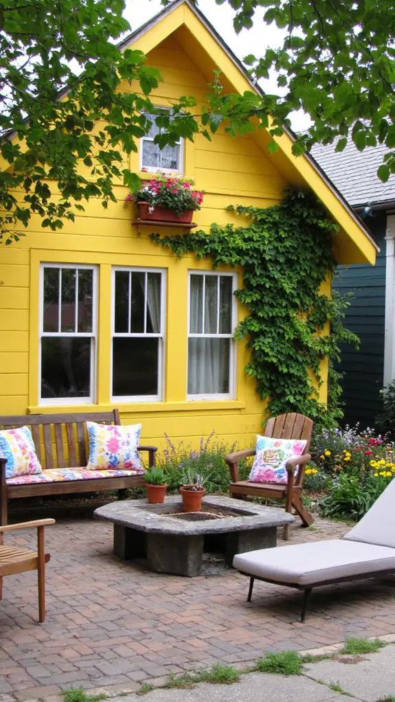 cozy outdoor seating areas