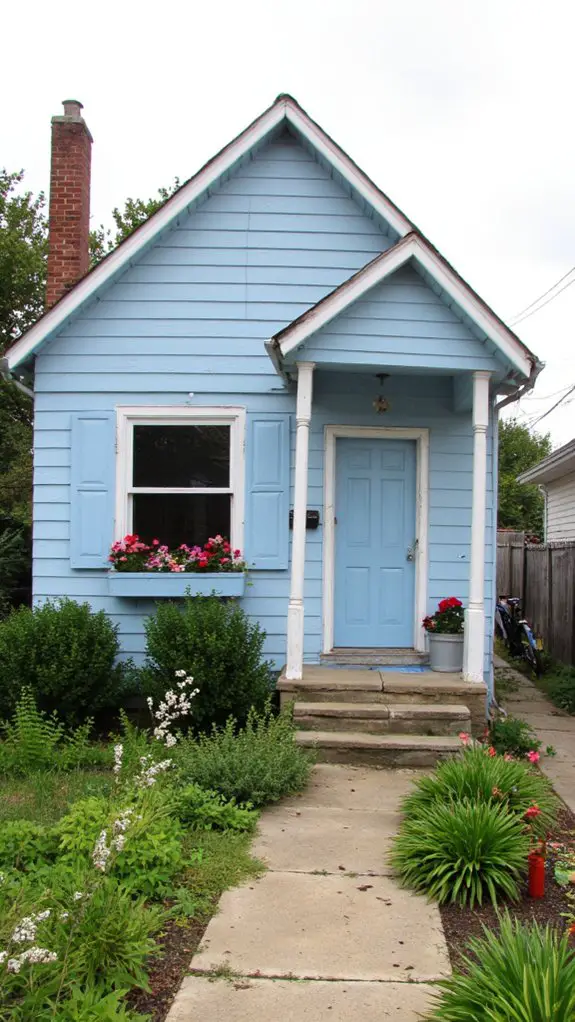 cozy powder blue charm