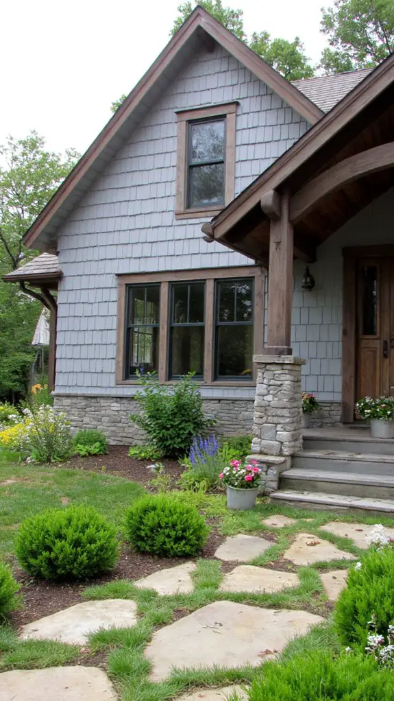 cozy reclaimed wood charm